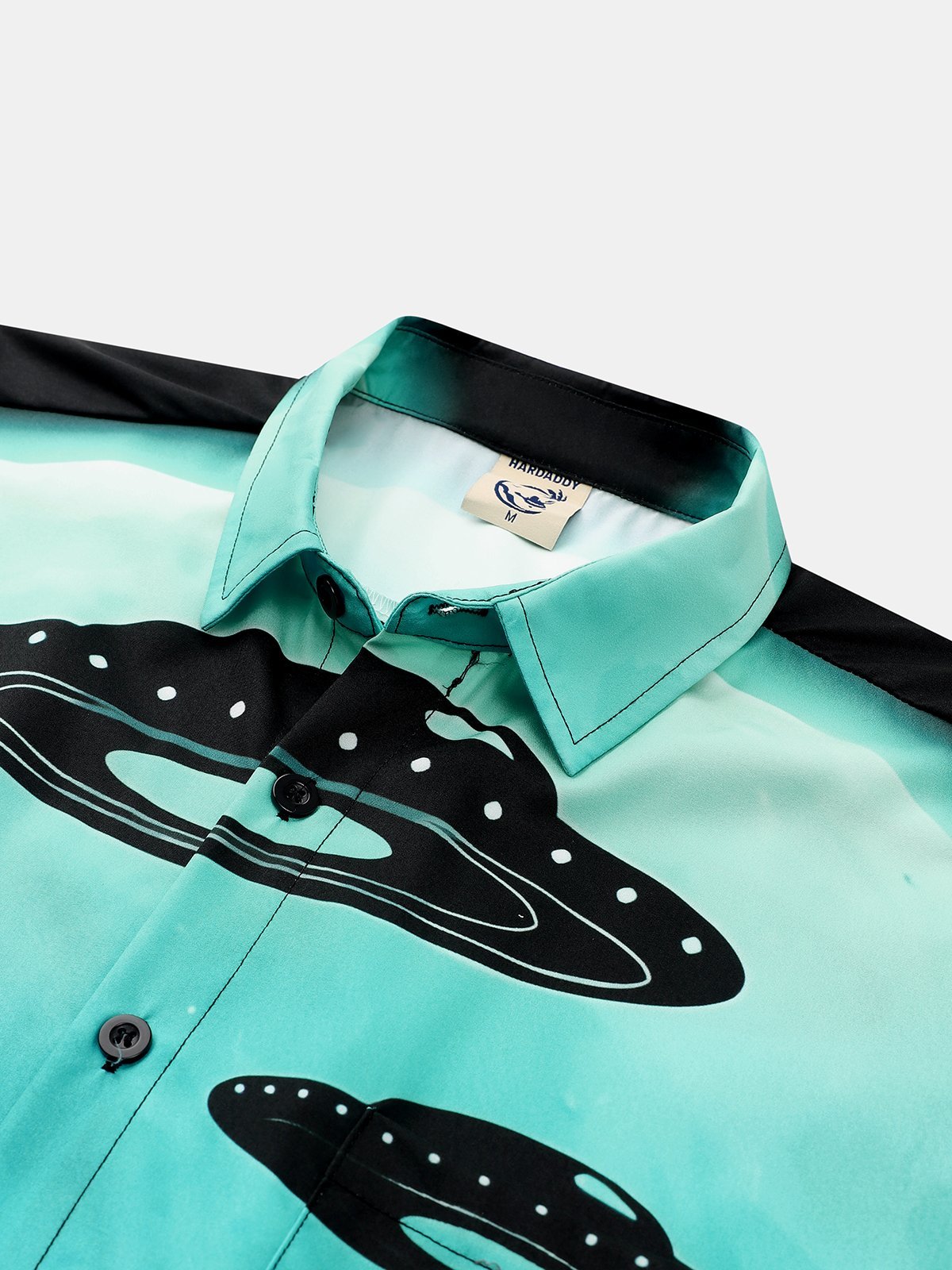 Rhyvra Alien Chest Pocket Short Sleeve Shirt