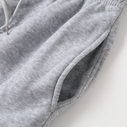 Men's Cargo Sweatpants Fleece Pants Sweatpants Joggers Trousers Drawstring Elastic Waist Multi Pocket Solid Color Windproof Outdoor Full Length Casual Daily Fashion Streetwear Loose Fit Black White