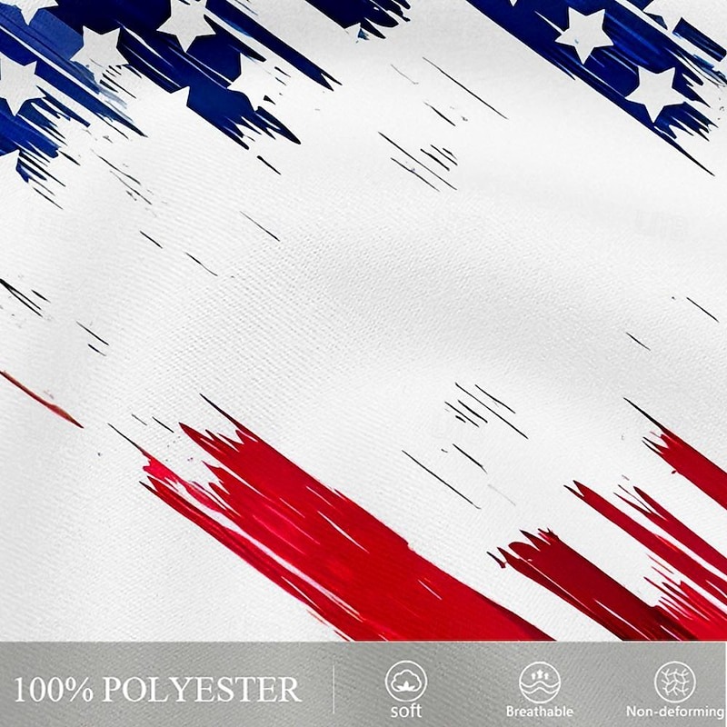 Men's Flag American Flag National Flag Swimming Trunks Board Shorts Shorts Mid Waist Fashion Streetwear Hawaiian Casual Daily Holiday Pocket Drawstring Elastic Waist Designer Clothing Apparel