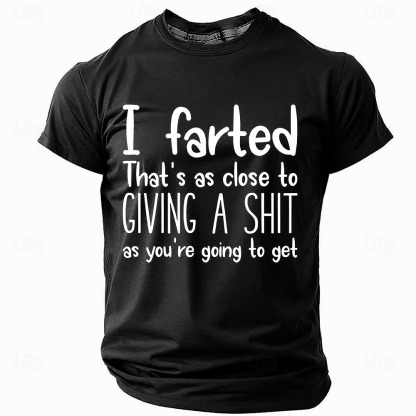 Men's Rude Offensive Funny Slang T Shirt Short Sleeve T shirt 3D Print Crew Neck Shirt Fashion Daily Street Daily Black Blue Green Summer Spring Clothing Apparel S M L XL XXL XXXL