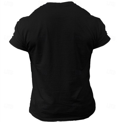  Men's Funny Wife T Shirt Short Sleeve T shirt 3D Print Crew Neck Shirt Fashion Daily Street Daily Black Red Blue Summer Spring Clothing Apparel