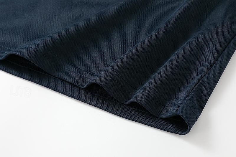 Men's Golf Shirt Golf Polo Work Casual Lapel Short Sleeve Basic Modern Color Block Houndstooth Patchwork Spring & Summer Regular Fit Black White Red Navy Blue Blue Beige Golf Shirt