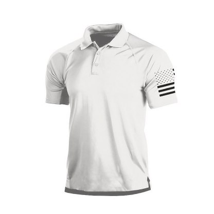 Men's Golf Polo Shirt Dark Grey Army Green Dark Navy Short Sleeve Sun Protection Moisture Wicking Top Summer Golf Attire Clothes Outfits Wear Apparel