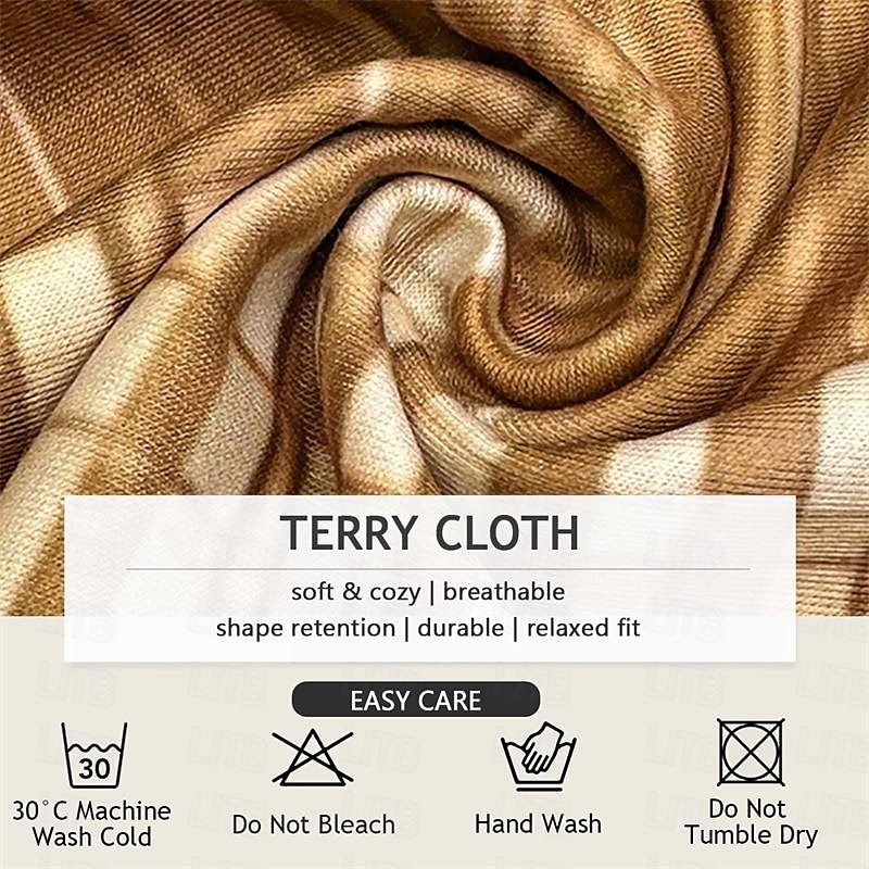 Men's Trousers Summer Pants Beach Pants Drawstring Elastic Waist 3D Print Stripe Graphic Prints Geometry Comfort Casual Daily Holiday Streetwear Hawaiian Yellow Blue