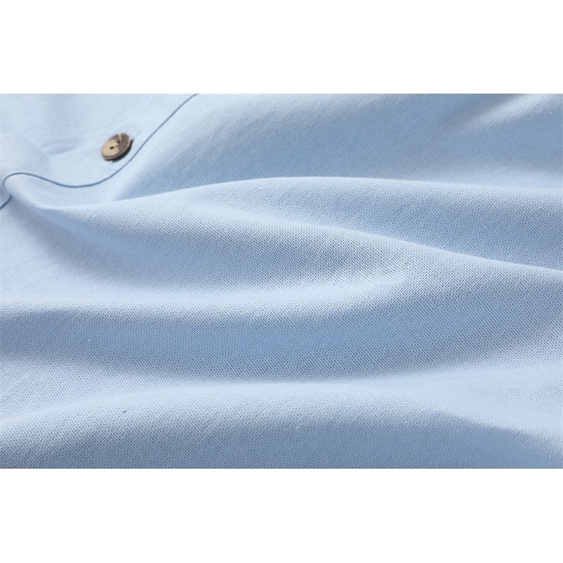 Men's Shirt Linen Shirt Calico Shirt Beach Wear Button Up Shirt Hooded Shirt Plain Casual Daily Black White Blue Green Long Sleeve Hooded Spring & Summer Clothing Apparel Buttons