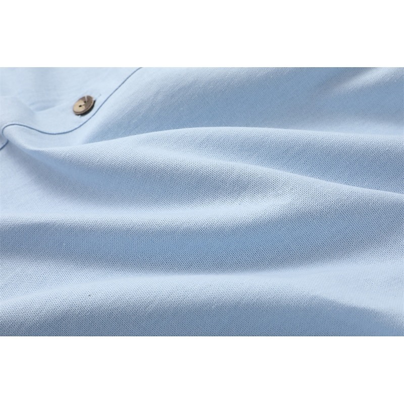 Men's Shirt Linen Shirt Calico Shirt Beach Wear Button Up Shirt Hooded Shirt Plain Casual Daily Black White Blue Green Long Sleeve Hooded Spring & Summer Clothing Apparel Buttons