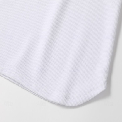 Men's Waffle Tank Top Tank Top Vest Undershirt Sleeveless Shirt Plain V Neck Street Casual Sleeveless Clothing Apparel Fashion Classic Comfortable Big and Tall