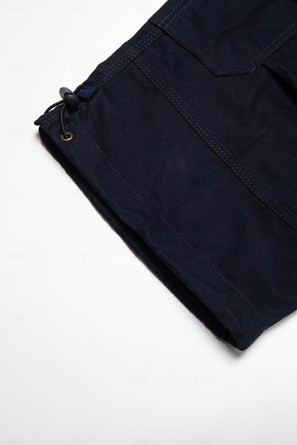 Men's Cargo Pants Cargo Trousers Work Pants Crop Multi Pocket Plain Camouflage Comfort Breathable Calf-Length Casual Daily Streetwear Cotton Blend Sports Fashion turmeric Black Micro-elastic