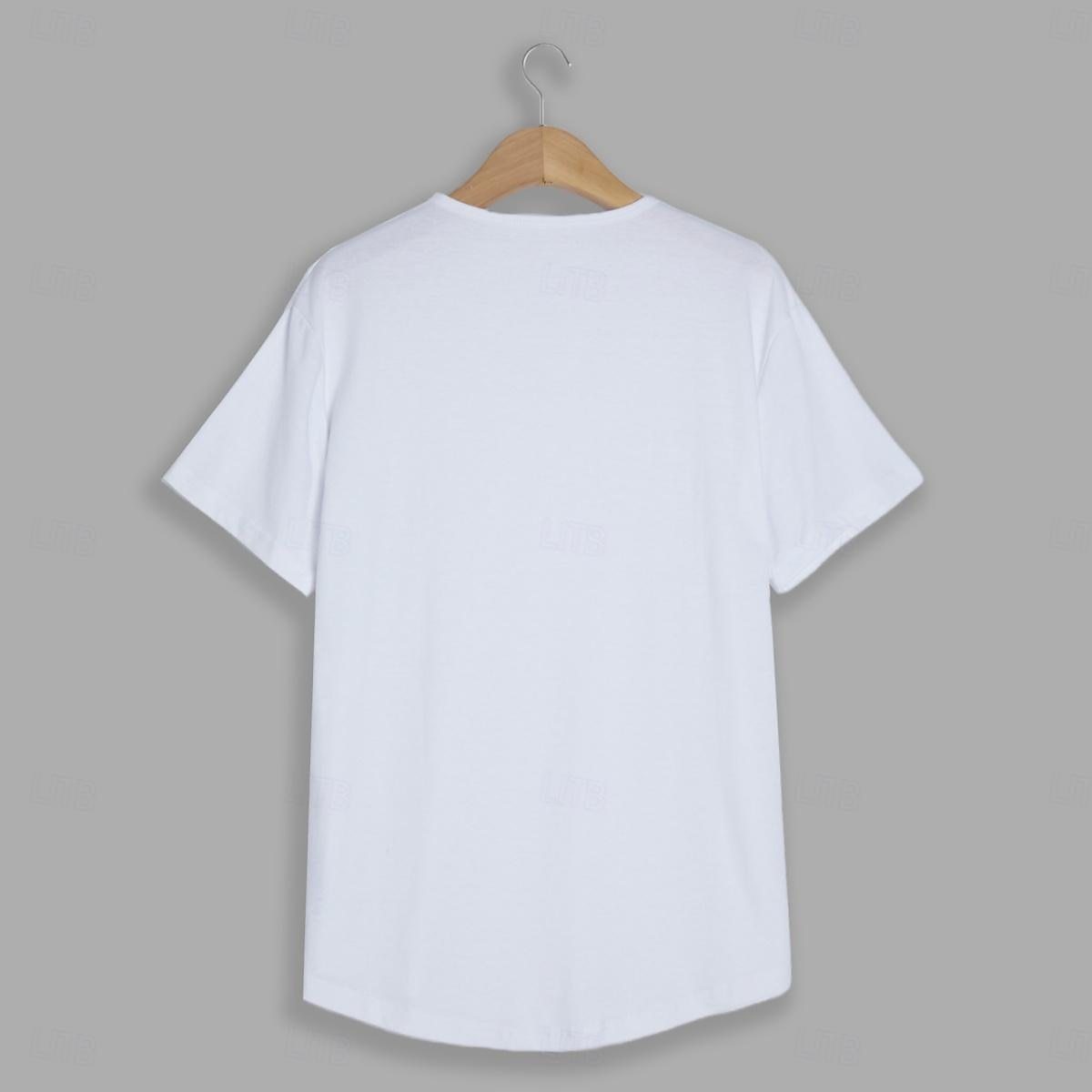Men's T Shirt Plain V Neck Street Casual Short Sleeve Clothing Apparel Fashion Classic Comfortable