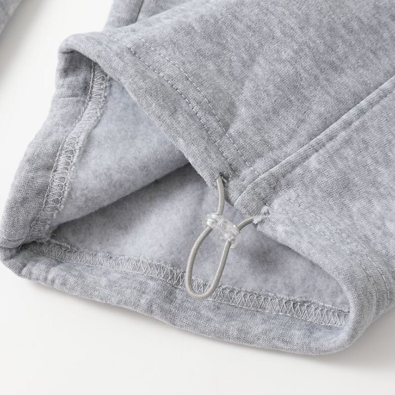 Men's Cargo Sweatpants Fleece Pants Sweatpants Joggers Trousers Drawstring Elastic Waist Multi Pocket Solid Color Windproof Outdoor Full Length Casual Daily Fashion Streetwear Loose Fit Black White