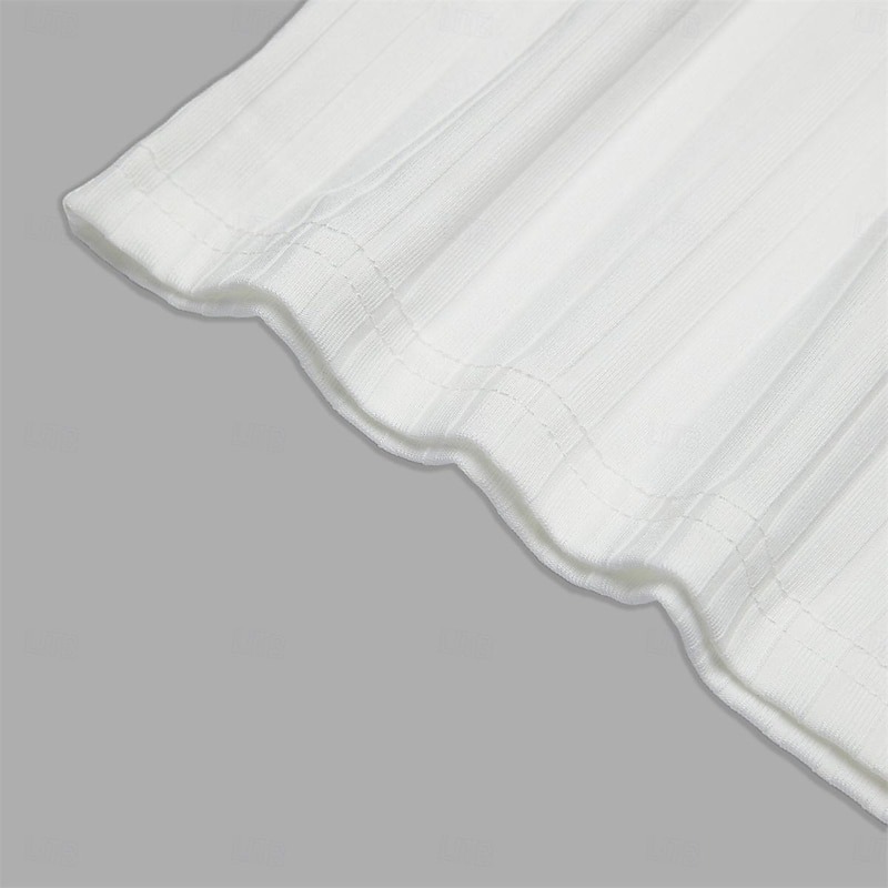 Men's Tank Top Rib Knit Top Wife beater Shirt Color Block Pit Strip Crew Neck Outdoor Going out Sleeveless Clothing Apparel Fashion Designer Muscle