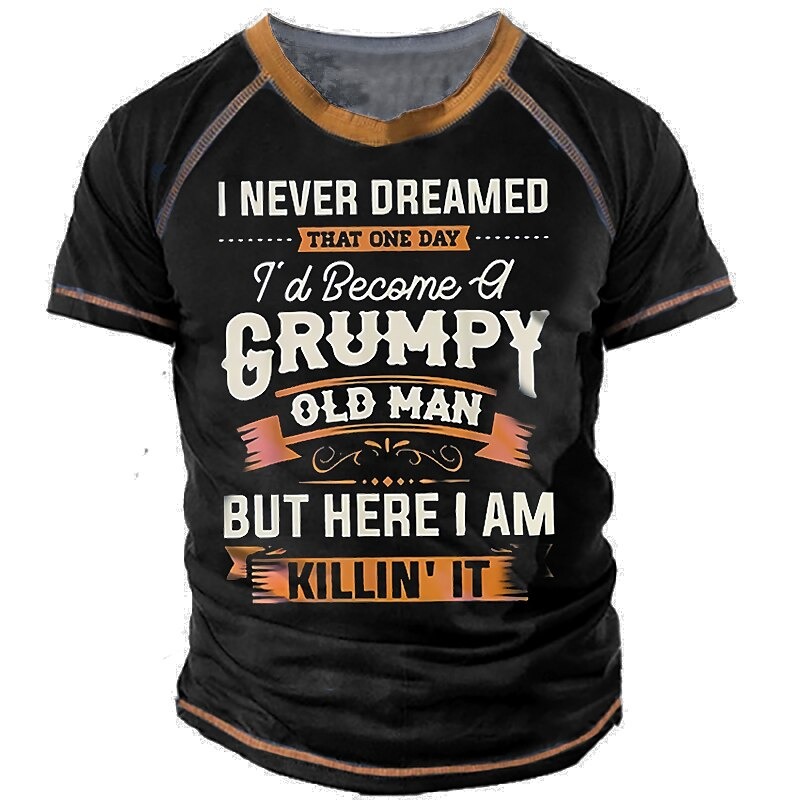 Men's Unisex T shirt 3D Print Graphic Prints Letter