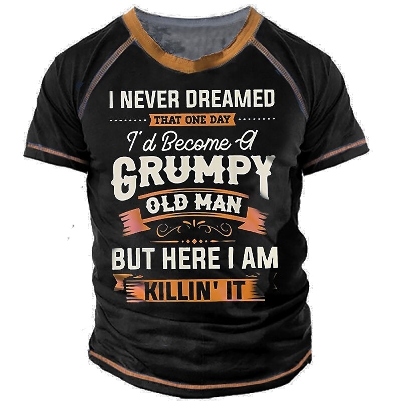 Men's Unisex T shirt 3D Print Graphic Prints Letter