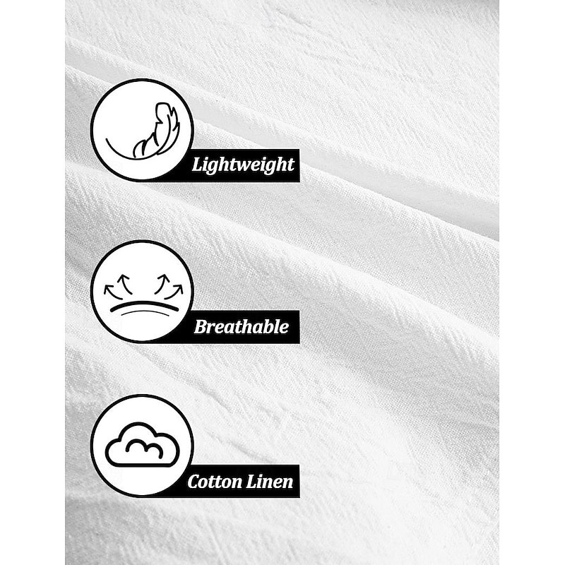 Men's Shorts Linen Shorts Summer Shorts Beach Shorts Pocket Drawstring Elastic Waist Plain Comfort Breathable Short Casual Daily Holiday Fashion Classic Style White Army Green