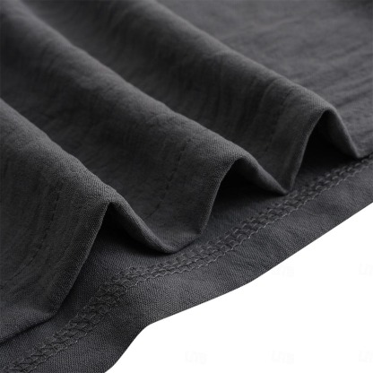 Men's Henley Shirt Tee Top Plain V Neck Street Vacation Short Sleeves Clothing Apparel Fashion Designer Basic