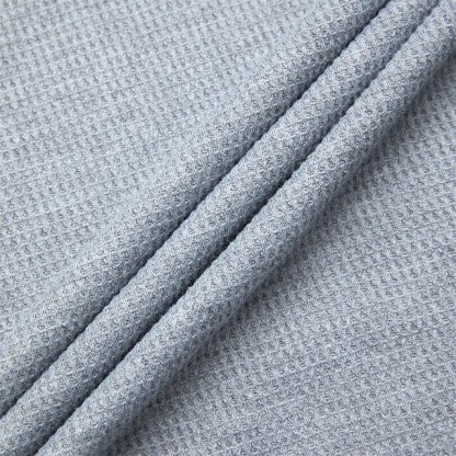 Men's Waffle Henley Shirt Tee Plaid Checkered Henley Outdoor Casual Short Sleeve Button Clothing Apparel Polyester Fashion Designer Comfortable