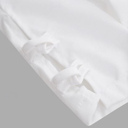 Men's Linen Pants Summer Pants Cropped Pants Beach Pants Drawstring Elastic Waist Plain Comfort Breathable Calf-Length Casual Daily Holiday Fashion Classic Style Black White