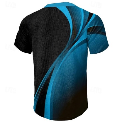 Men's Graphic Prints Geometry Waffle Polo Shirts Polo Shirts Short Sleeve Polo Shirts Turndown Casual Going out Print Yellow Blue Purple