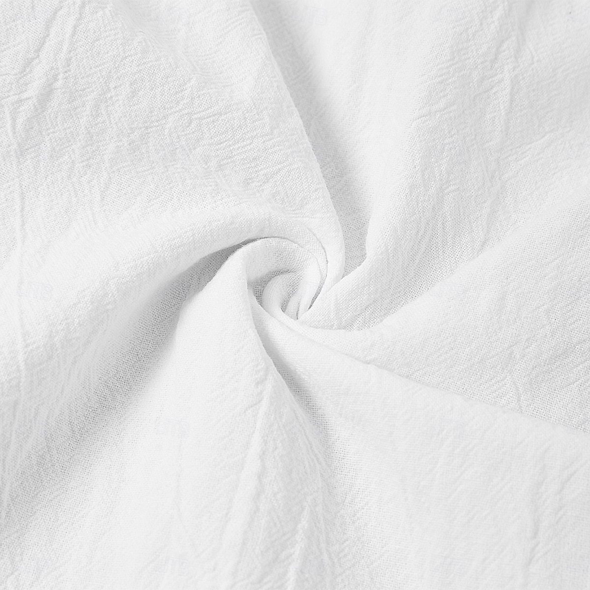 Men's Linen Pants Trousers Summer Pants Beach Pants Drawstring Elastic Waist Straight Leg Plain Comfort Breathable Full Length Outdoor Holiday Beach Vacation Fashion Black White