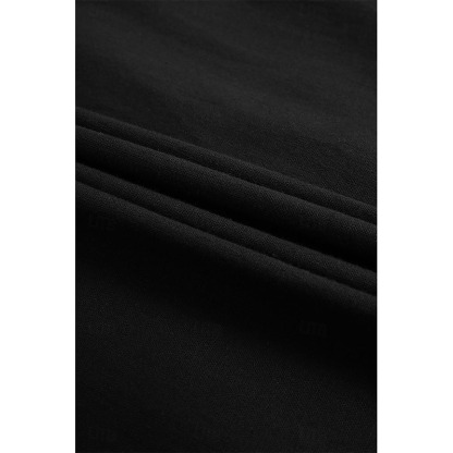 Men's Shirt Linen Shirt Summer Shirt Beach Wear Casual Shirt Button Up Shirt Plain Casual Daily Black White Pink Blue Long Sleeve Lapel Spring & Summer Clothing Apparel