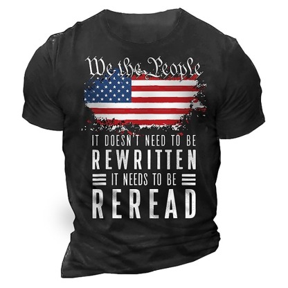 Veterans Day Men's Patriot Patriotic Veteran Graphic Flag Letter T shirt Distressed T Shirt Short Sleeve T shirt 3D Print Crew Neck Shirt Vintage Fashion Classic Outdoor Casual Daily Black Army