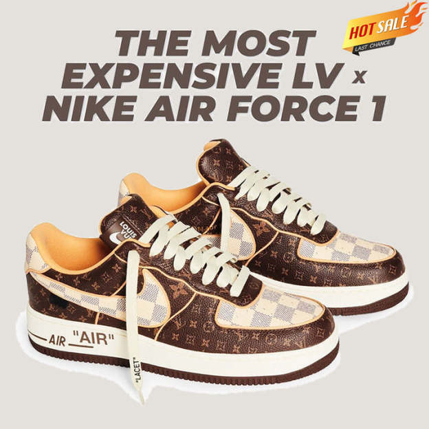 【Louis Vuitton】X Nike AF1 X Off White 超入手困難★世界が欲しがる伝説の１足