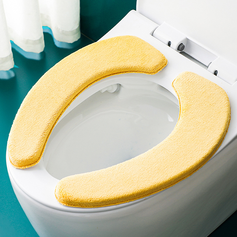 肥厚便座家庭用洗濯機トイレカバープラスベルベット冬ぬいぐるみ便座ユニバーサルオールシーズン粘着防水便座