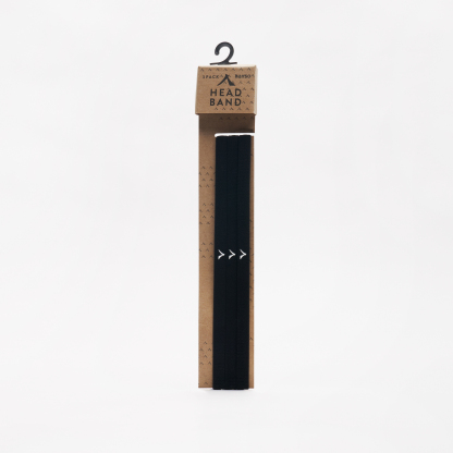 KANSO Headband Black (Thin) - 3pack