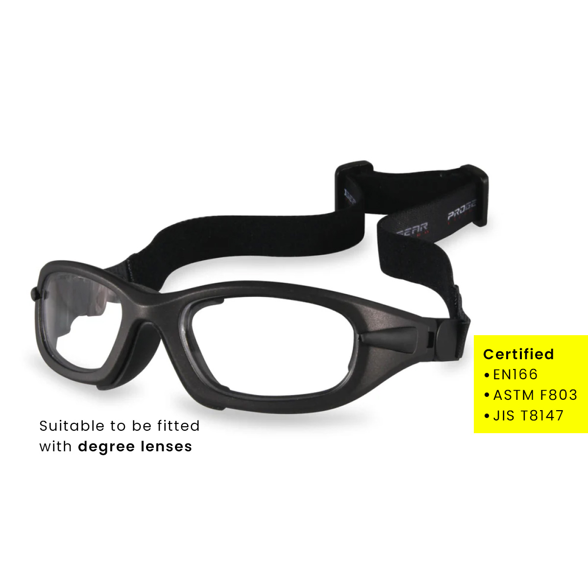 [PRE-ORDER] PROGEAR® Eyeguard Goggles - Shiny Metallic Black