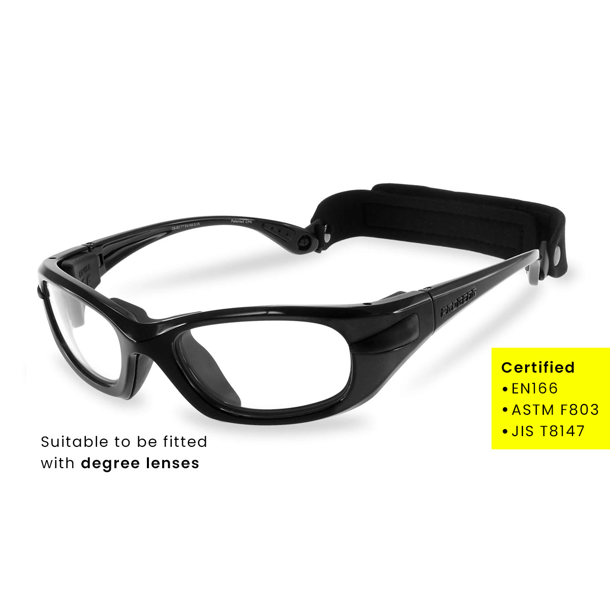 [PRE-ORDER] PROGEAR® Eyeguard Goggles - Shiny Metallic Black