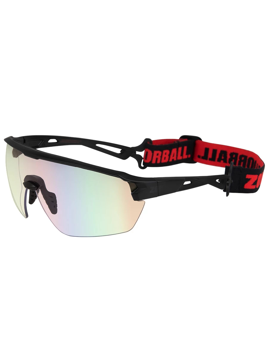 ZONE Floorball Goggles NEXT LEVEL Black/Red