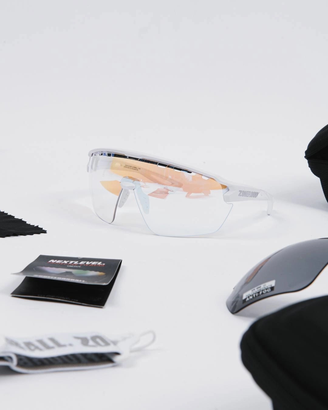 ZONE Floorball Goggles NEXT LEVEL White