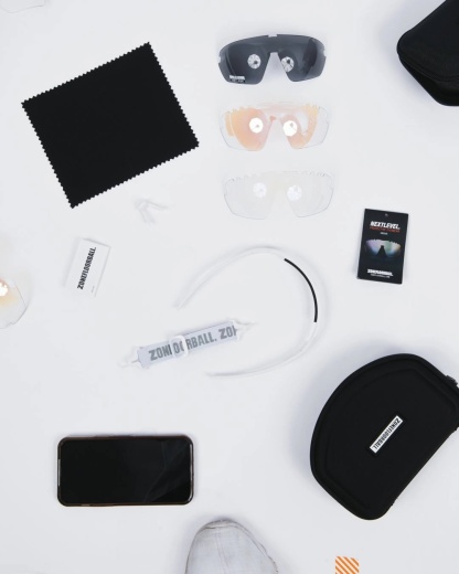 ZONE Floorball Goggles NEXT LEVEL Black/Red