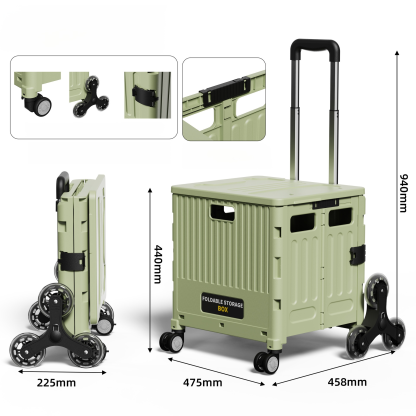 可爬樓便攜折疊購物車