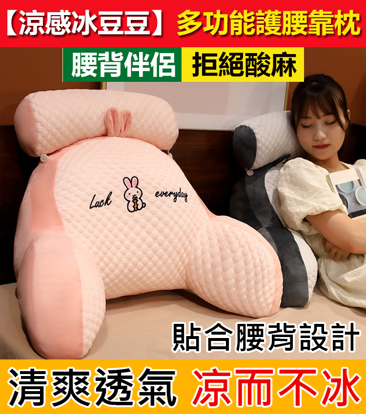 冰豆豆多功能議腰靠墊