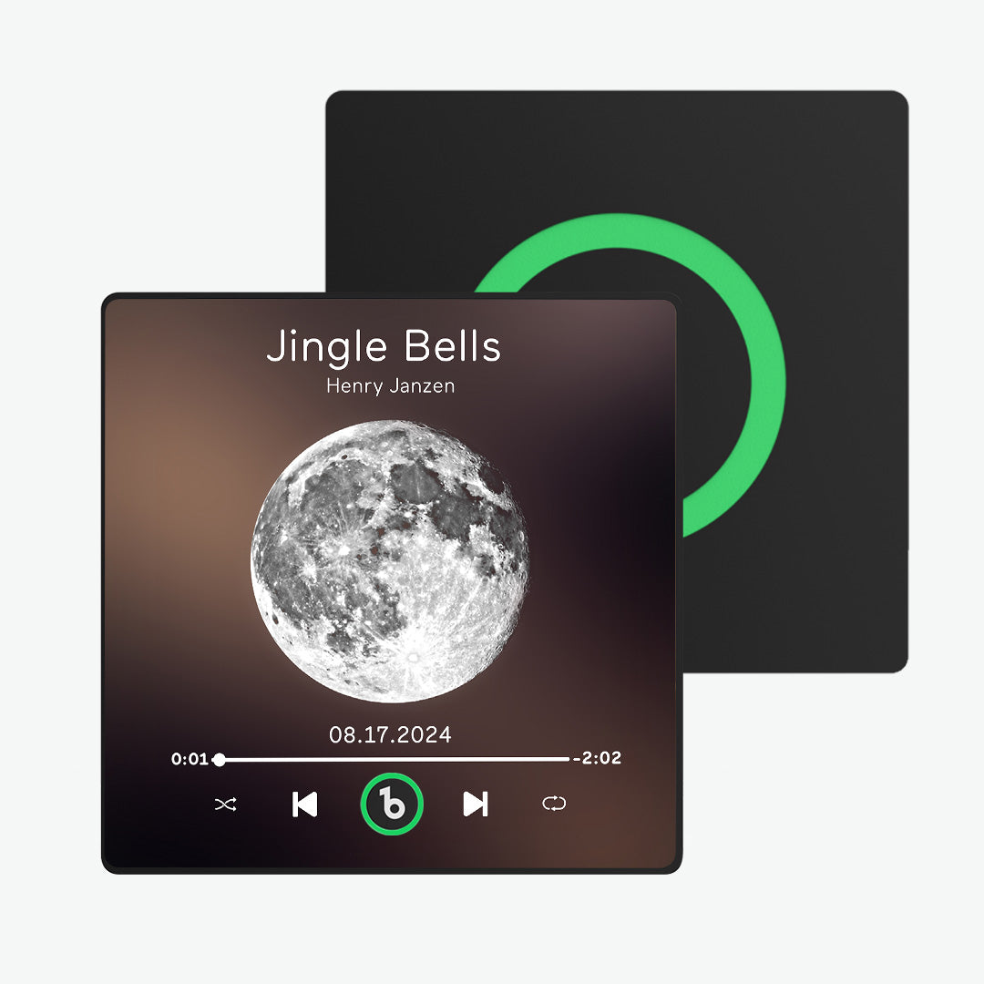カスタム音楽 & ムーンフェイズ冷蔵庫用マグネット Fridgebeats Pro は Bluetooth 接続をサポート