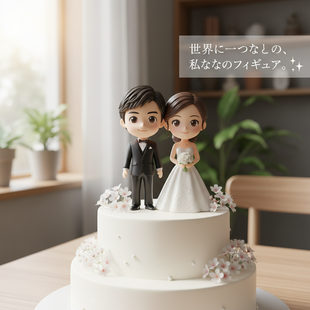 世界が広くても、私のデスクにはあなただけ。オーダーメイドのカスタム3Dミニフィギュア