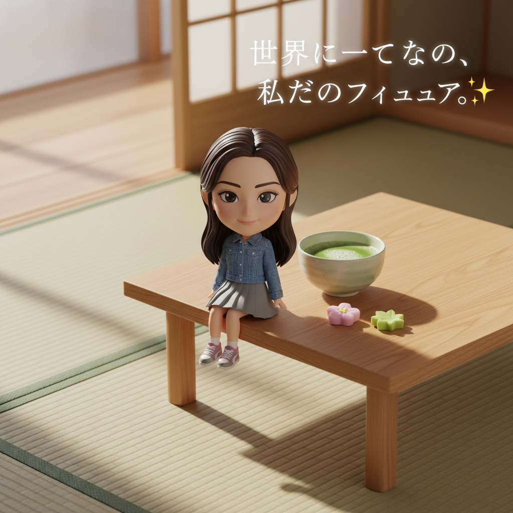 大人のシングルライフを彩る、デスクの小さな自分。カスタム3Dミニフィギュアの贈り物