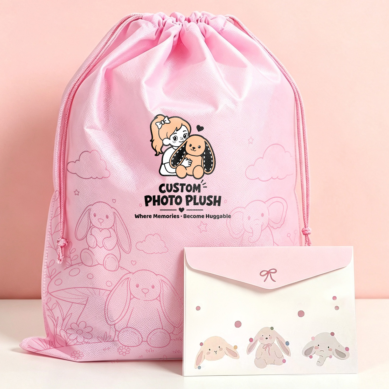 ギフトバッグ&グリーティングカードセット(+¥495JPY)
