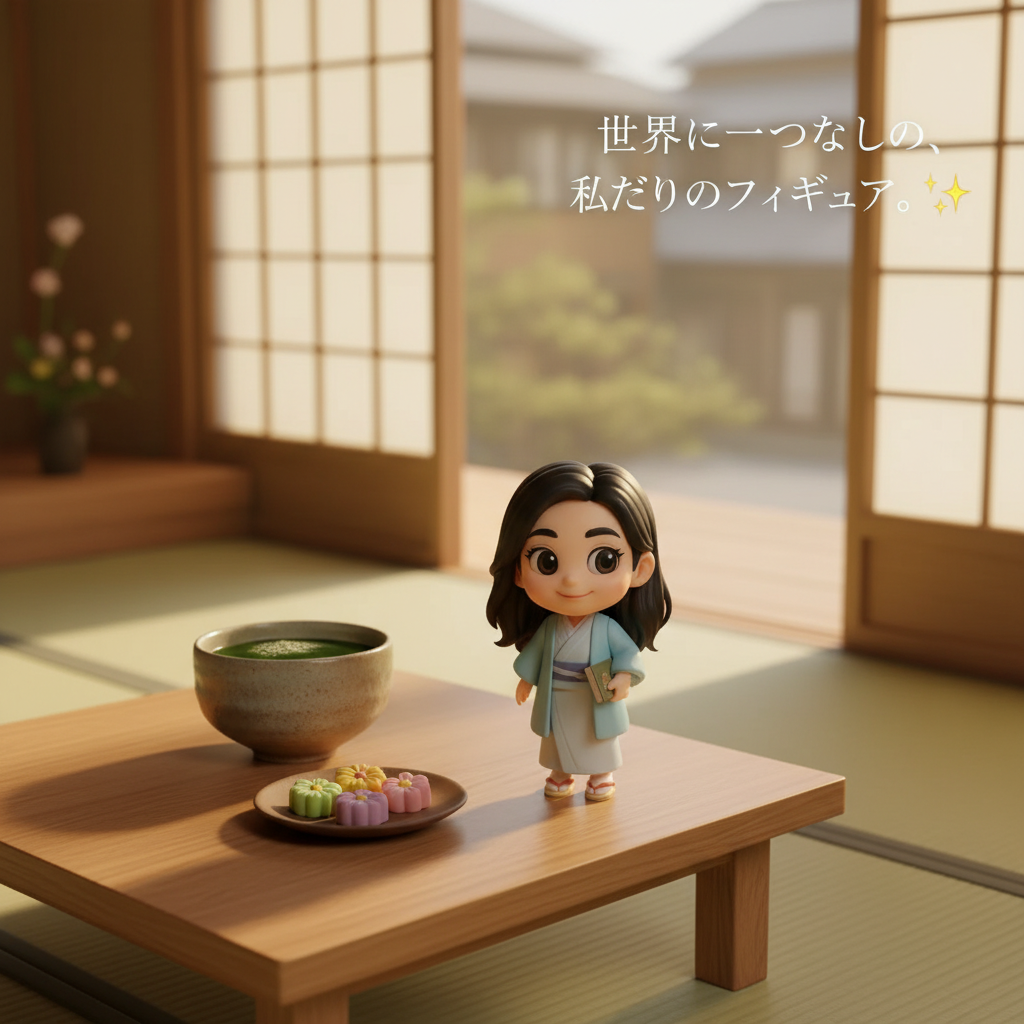 大人のシングルライフを彩る、デスクの小さな自分。カスタム3Dミニフィギュアの贈り物