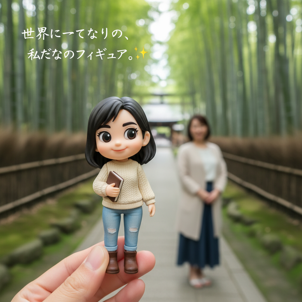 自分自身への特別なギフト：あなただけのカスタム3Dミニフィギュアで、輝く自分にエールを