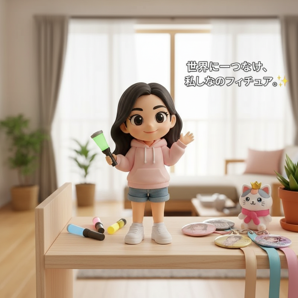 大人のシングルライフを彩る、デスクの小さな自分。カスタム3Dミニフィギュアの贈り物