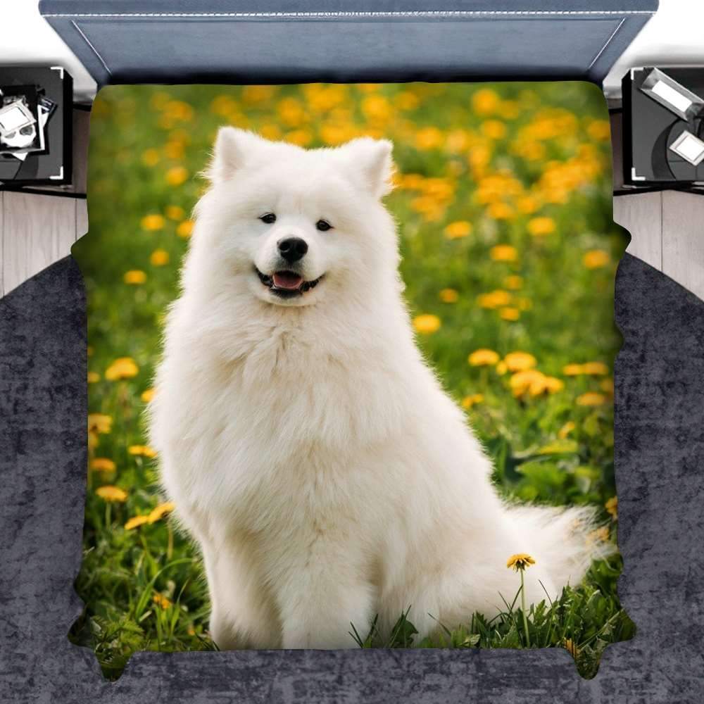 Custom Sheets Photo Bedding Set Personalized Dog Memorial Gifts