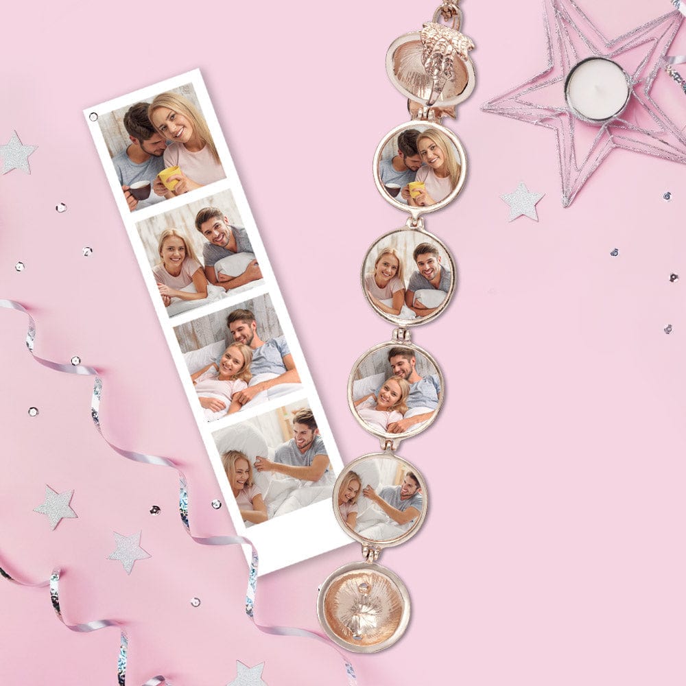 Custom Photo Wings Necklace Pendant Personalized Locket Necklace Mother's Day Gifts