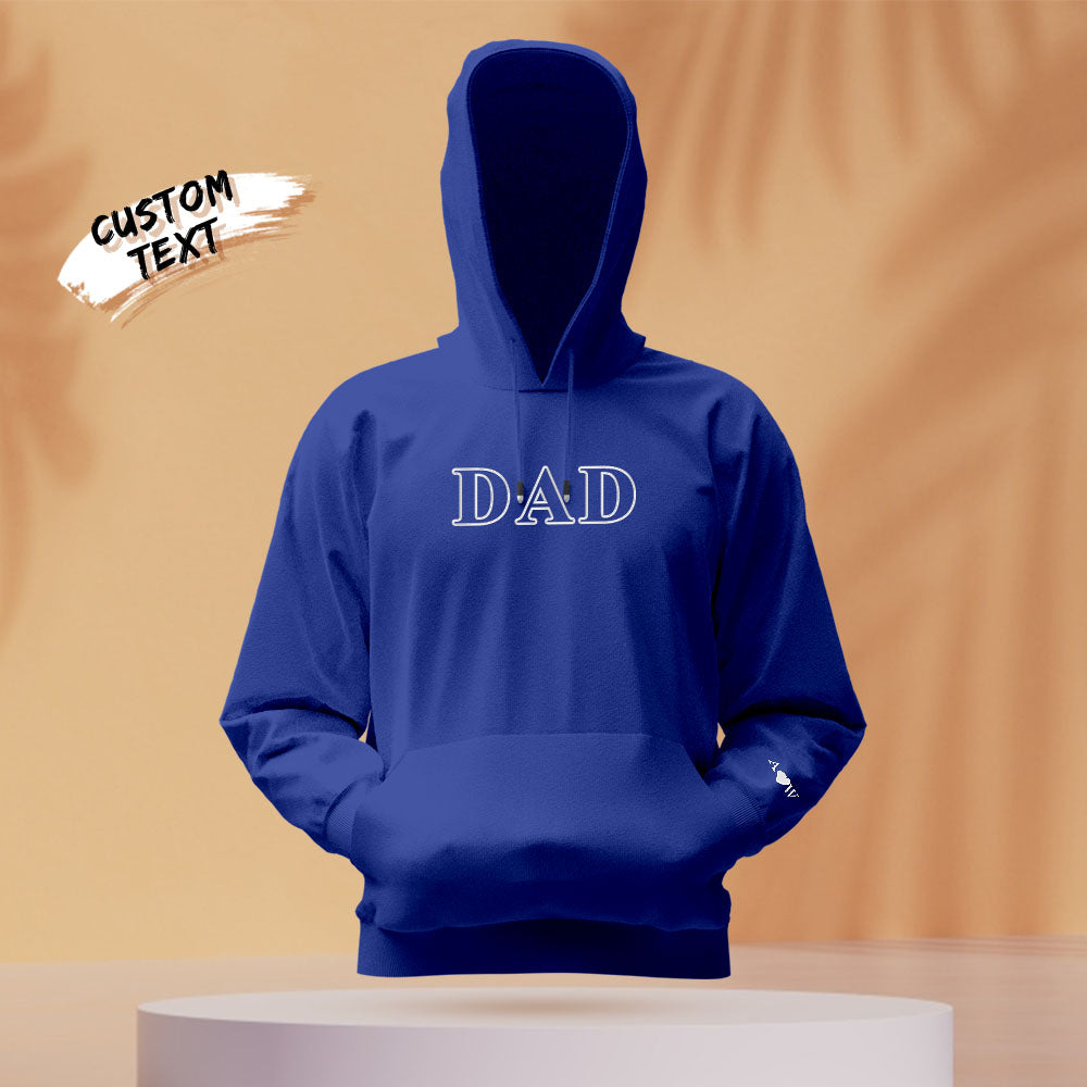 Custom Engraved Hooded Sweater Creative Embroidery Fashion Gifts