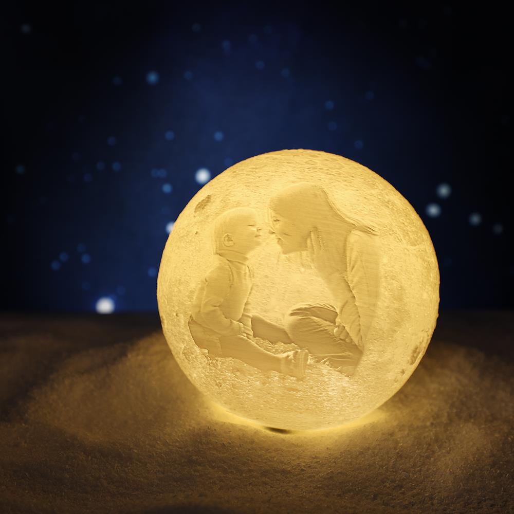 Moon Lamp Memorial Gifts For Mum - I Love You To The Moon And Back
