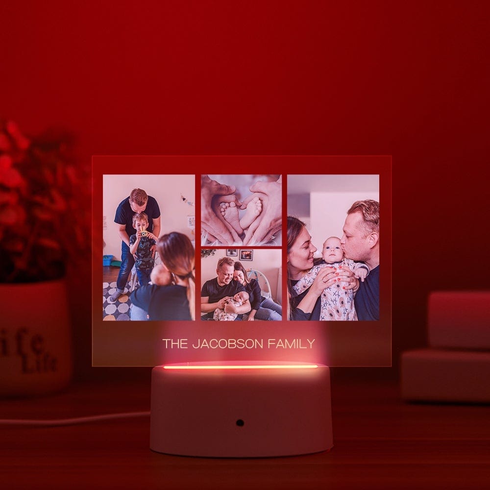 Personalized Photo Night Light Gifts For Family