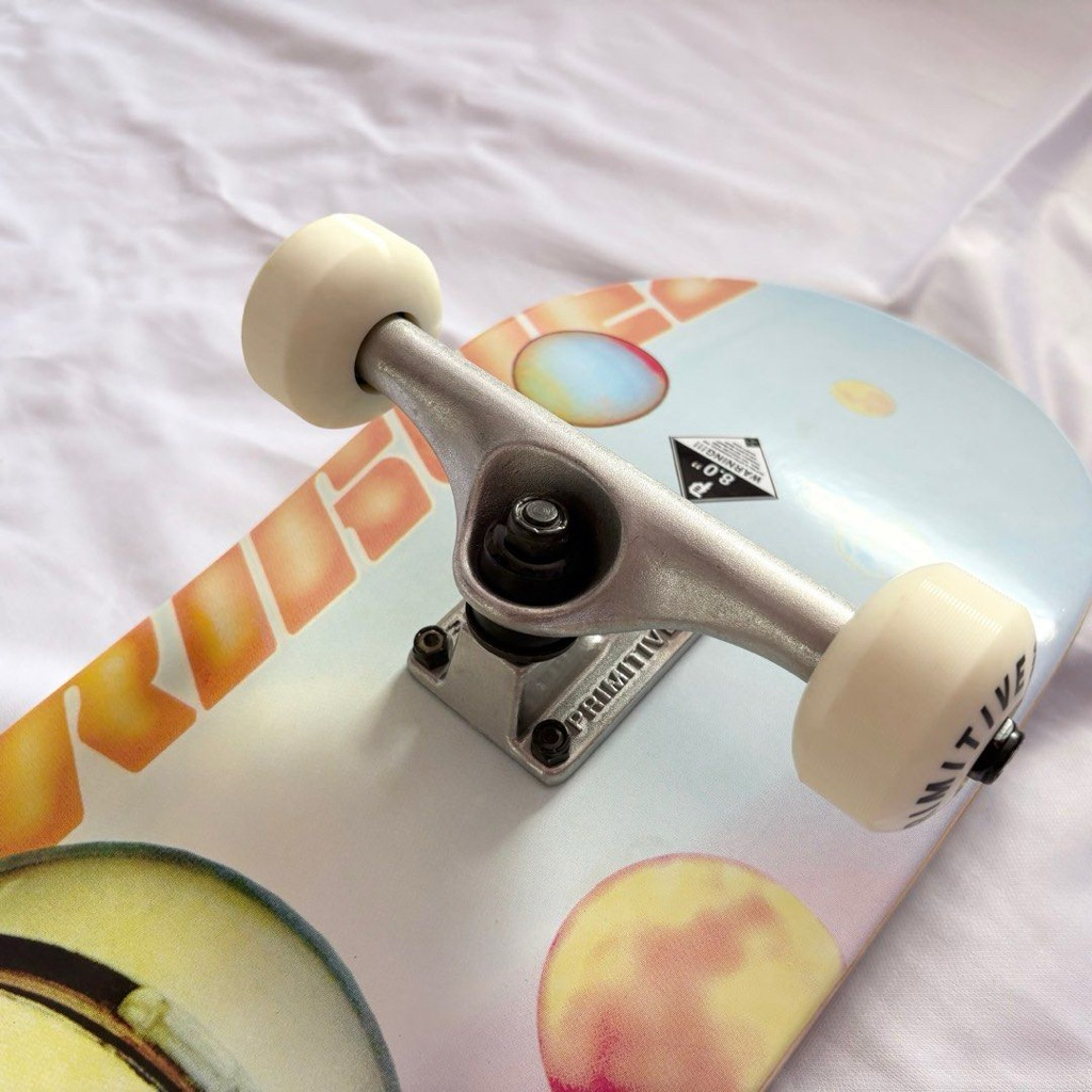 Primitive “Astronaut” 8.0” Skateboard Complete-Halfpiped 