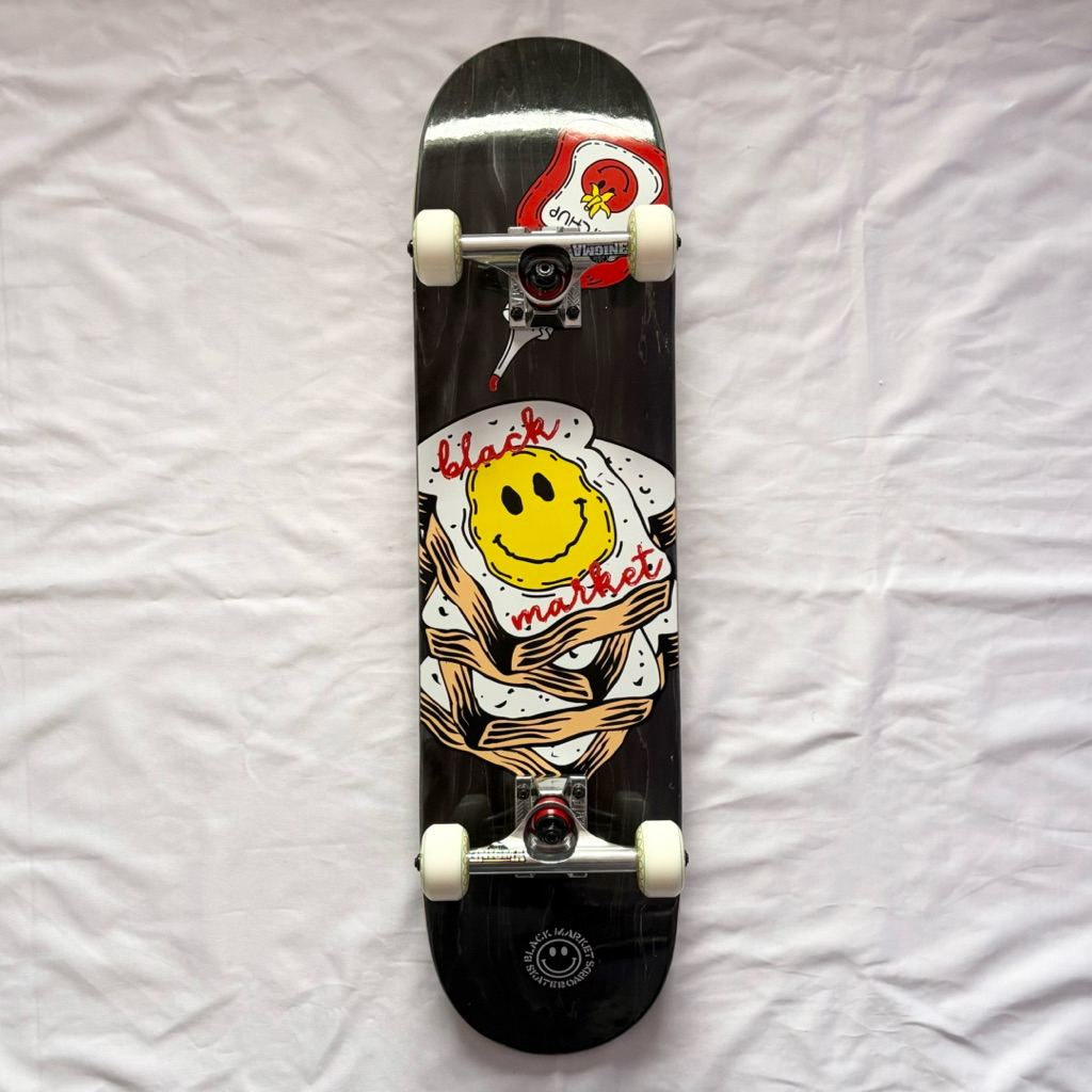 Black Market “Bread” 7.875” Custom Skateboard Complete