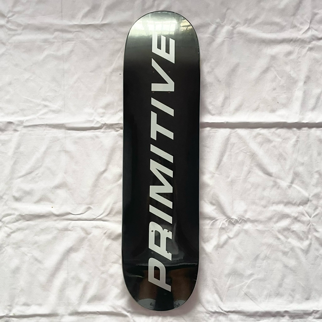 Primitive “Slant Black” 8.0” / 8.25” Skateboard Deck-Halfpiped 